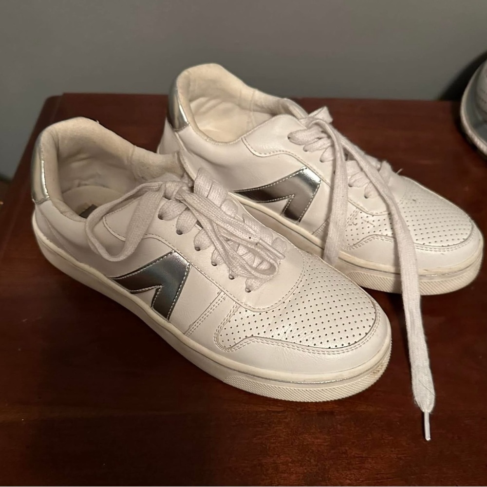 MIA Women's Sneakers - White and Silver